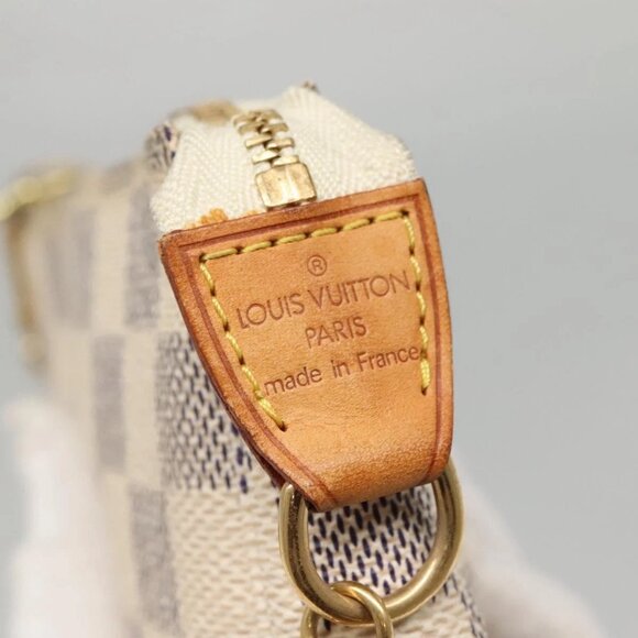 LOUIS VUITTON Damier Azur Mini Pochette Accessoires Pouch - Picture 8 of 16